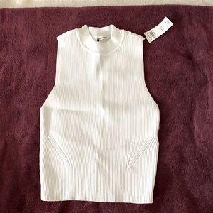 Sleeveless Mock Neck Top